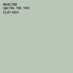 #BAC7B8 - Clay Ash Color Image